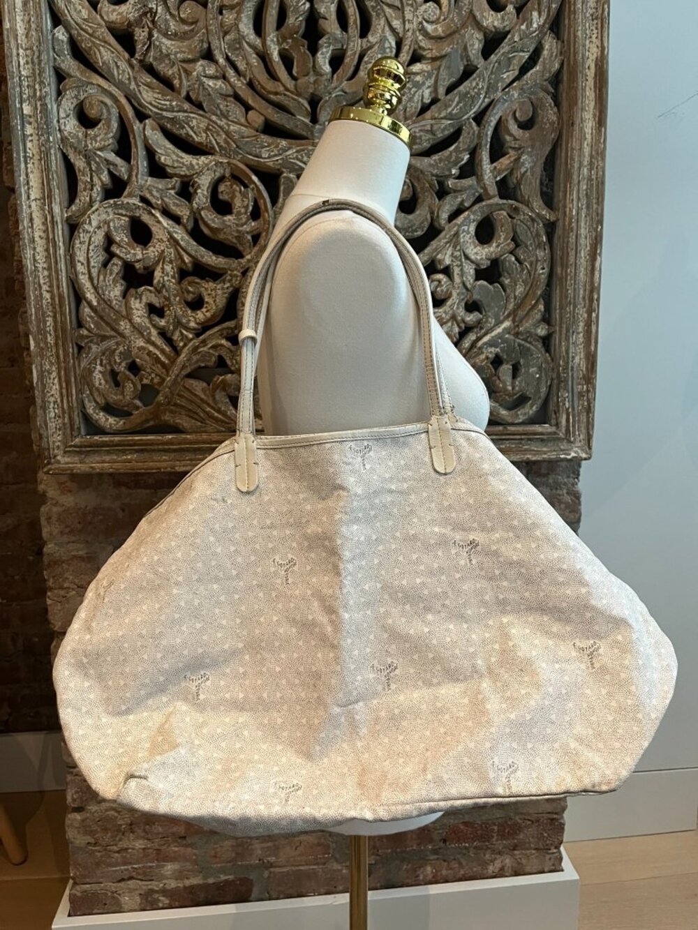 Authentic Goyard St. Louis GM Tote – Iconic Goyardine Canvas